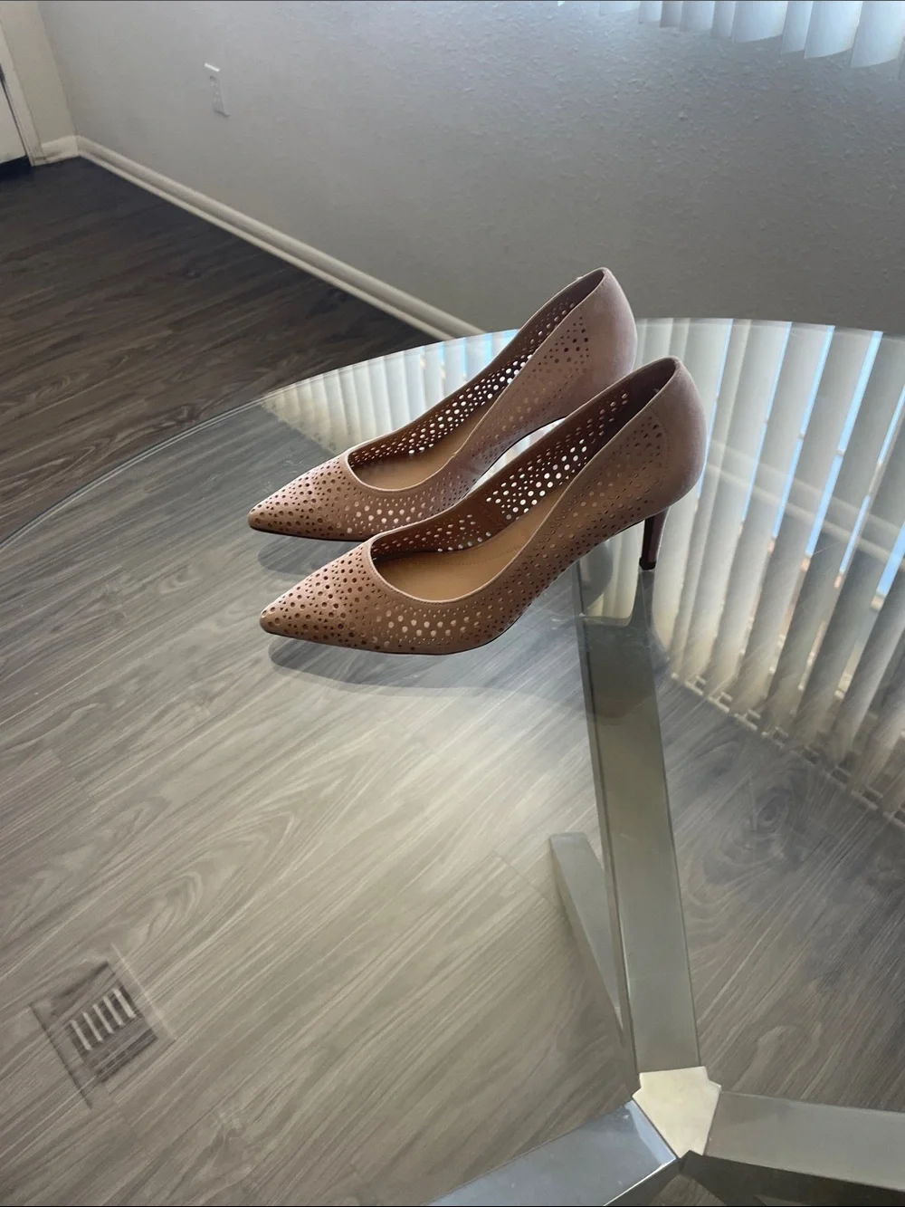 Alfani Step N Flex Women's Jeules Parf Pointed Toe Heels in Nude